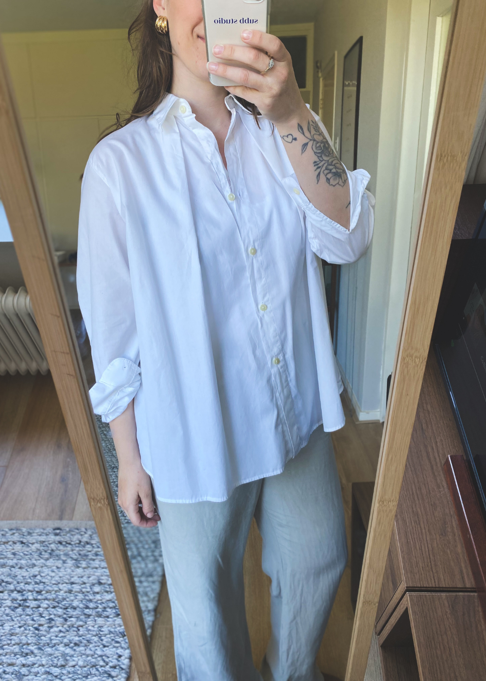 Witte blouse - maat M/L