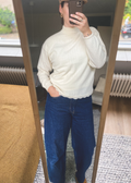 Creme witte cashmere trui - maat S/M