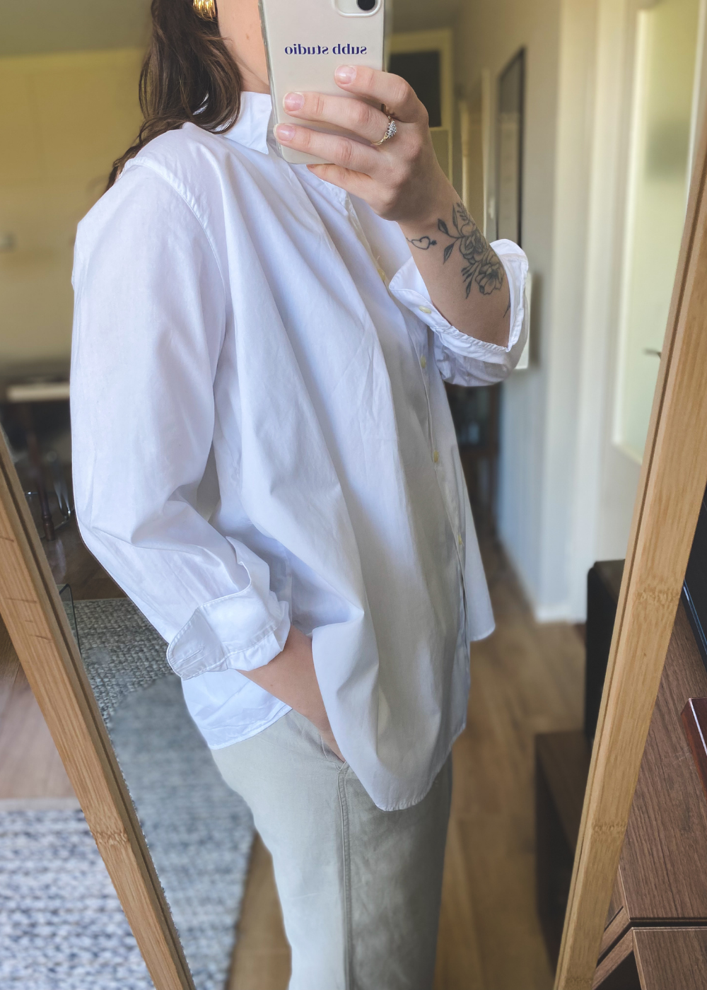 Witte blouse - maat M/L