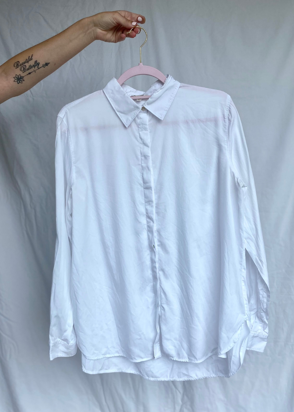 Preloved Massimo Dutti witte blouse - maat M