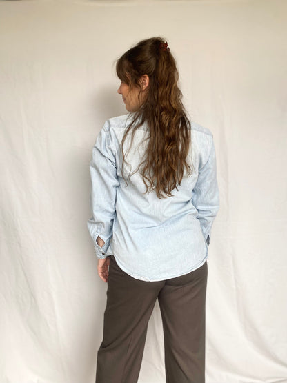 Licht denim blouse - m/l