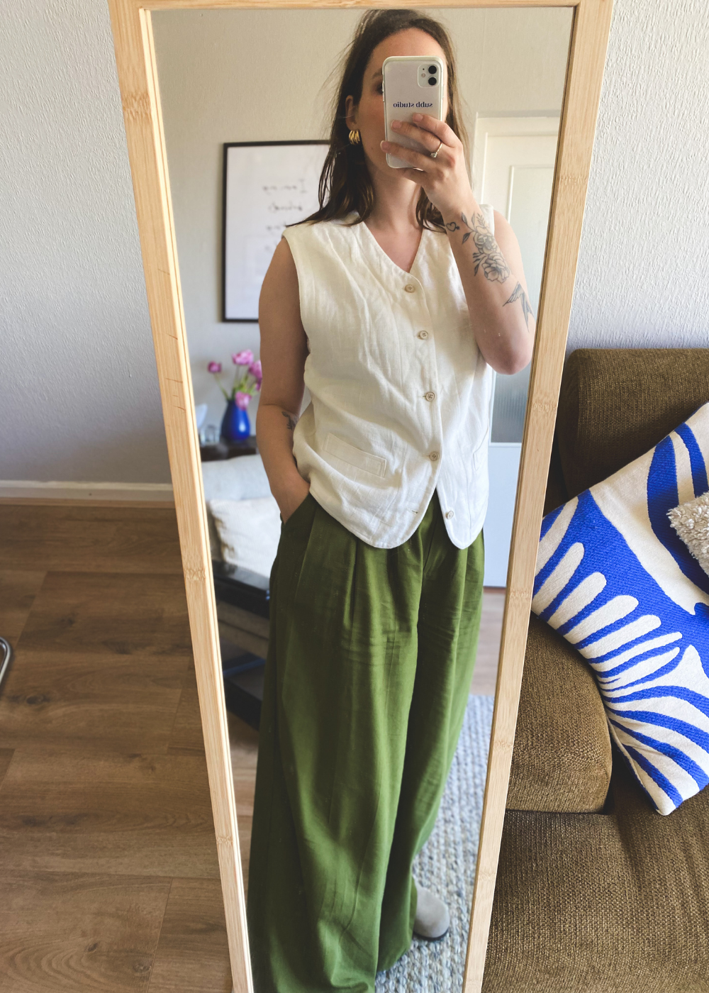 Viscose gilet - maat L/XL