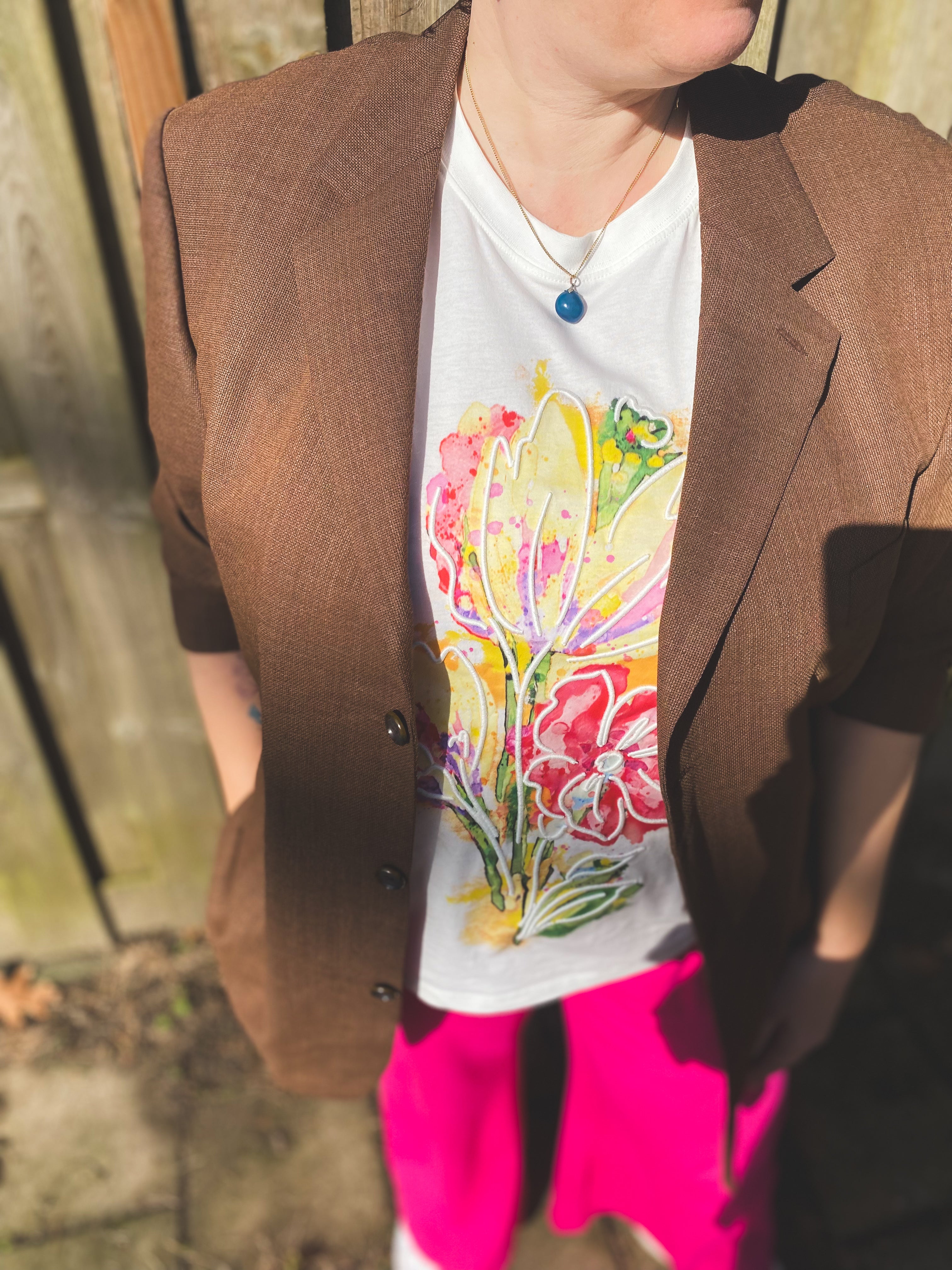 Bruine blazer - maat L/XL