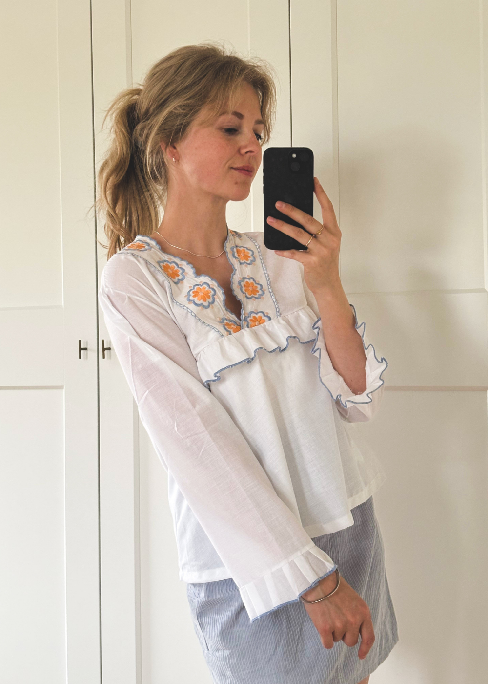 Romantische blouse - maat S/M