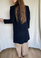 Zwarte wool coat - maat S/M