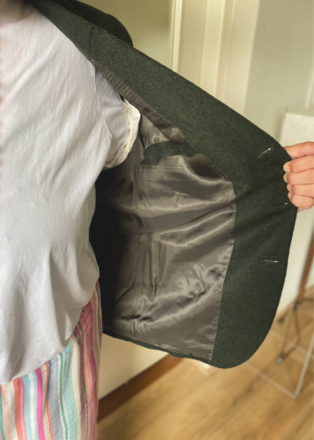 Donkergroene blazer - maat L/XL/XXL