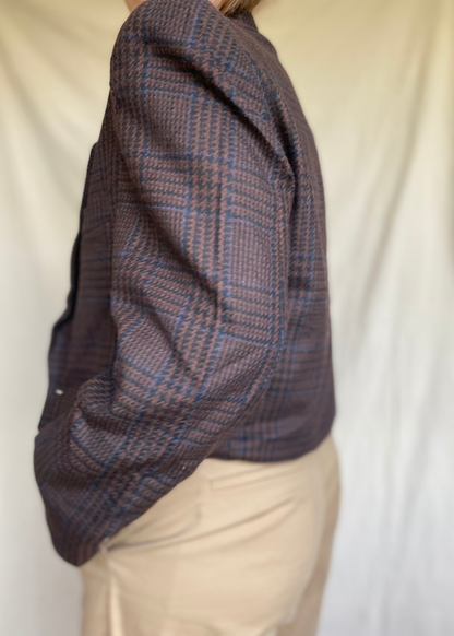 Remade blazer ruitjes - maat XL