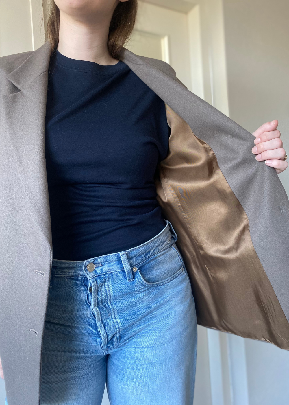 Cashmere blazer - maat L/XL