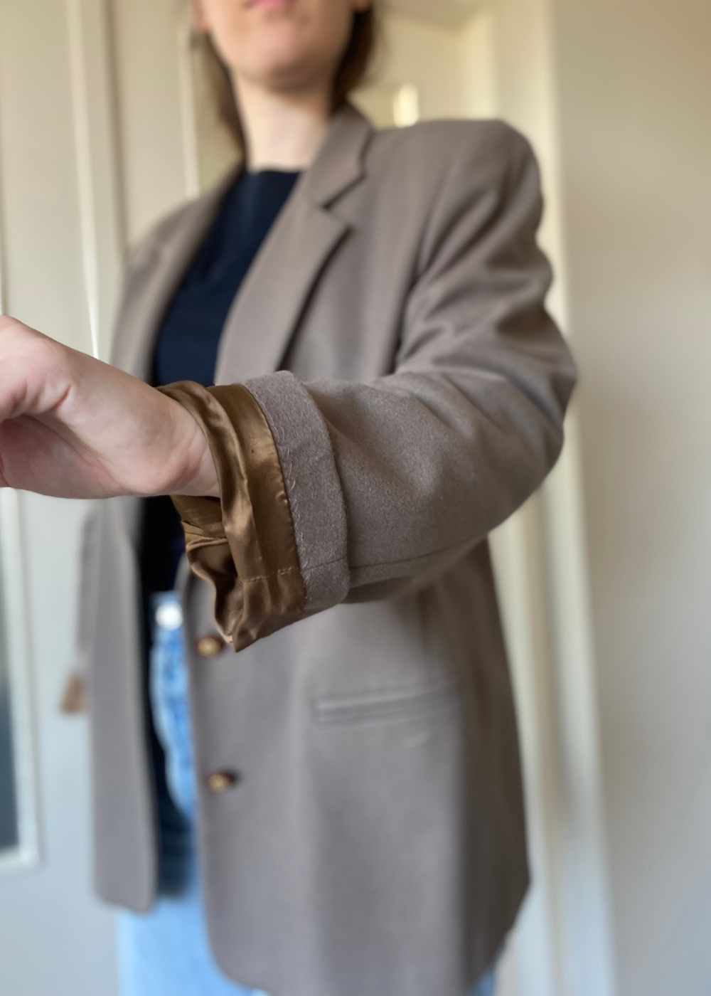 Cashmere blazer - maat L/XL