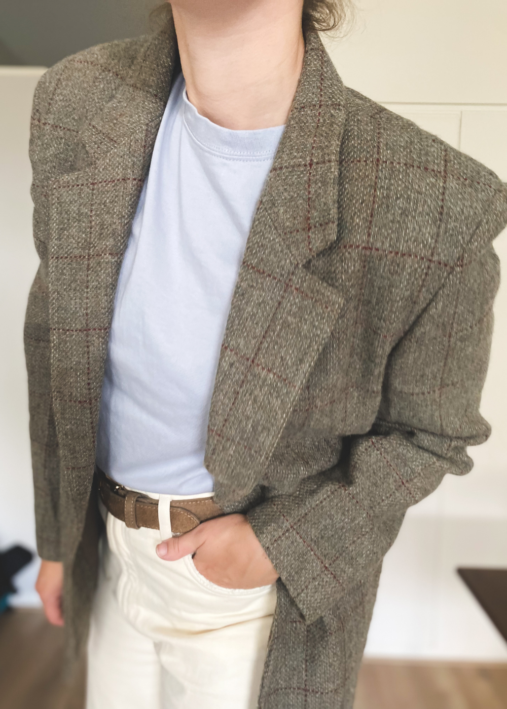 Geruiten blazer - maat M/L