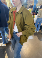 Mosgroene tussenjas - maat L/XL