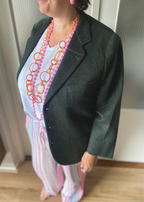 Donkergroene blazer - maat L/XL/XXL