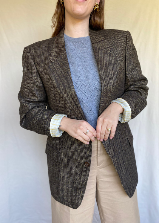 Wollen blazer - maat L/XL