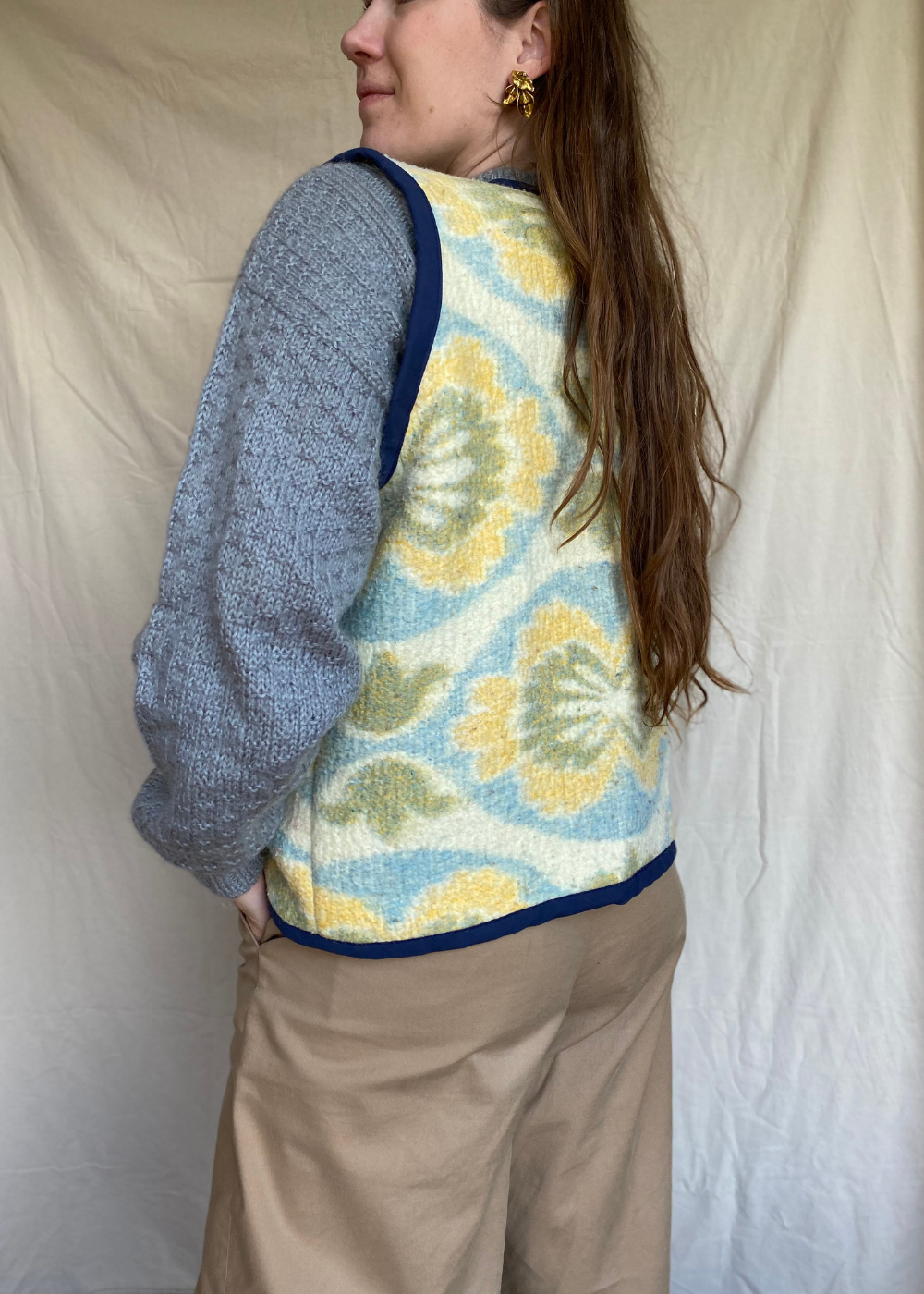 Wollen gilet - maat M tot XL