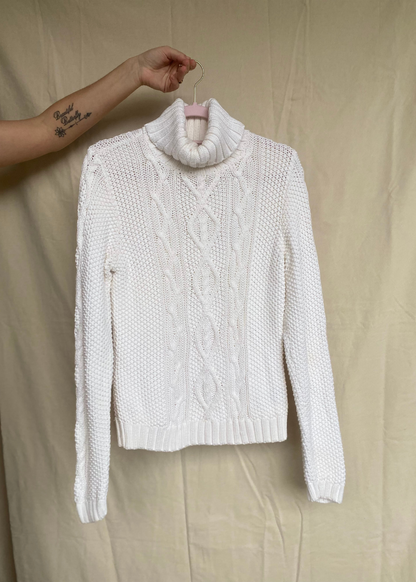 Vintage Ralph Lauren kabeltrui - maat S/M