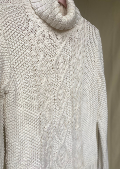 Vintage Ralph Lauren kabeltrui - maat S/M