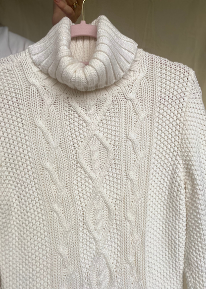 Vintage Ralph Lauren kabeltrui - maat S/M