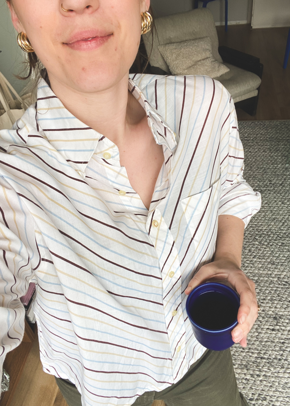Remade blouse - maat M/L