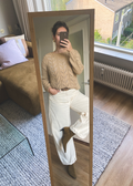 Bruin/beige trui - maat S/M