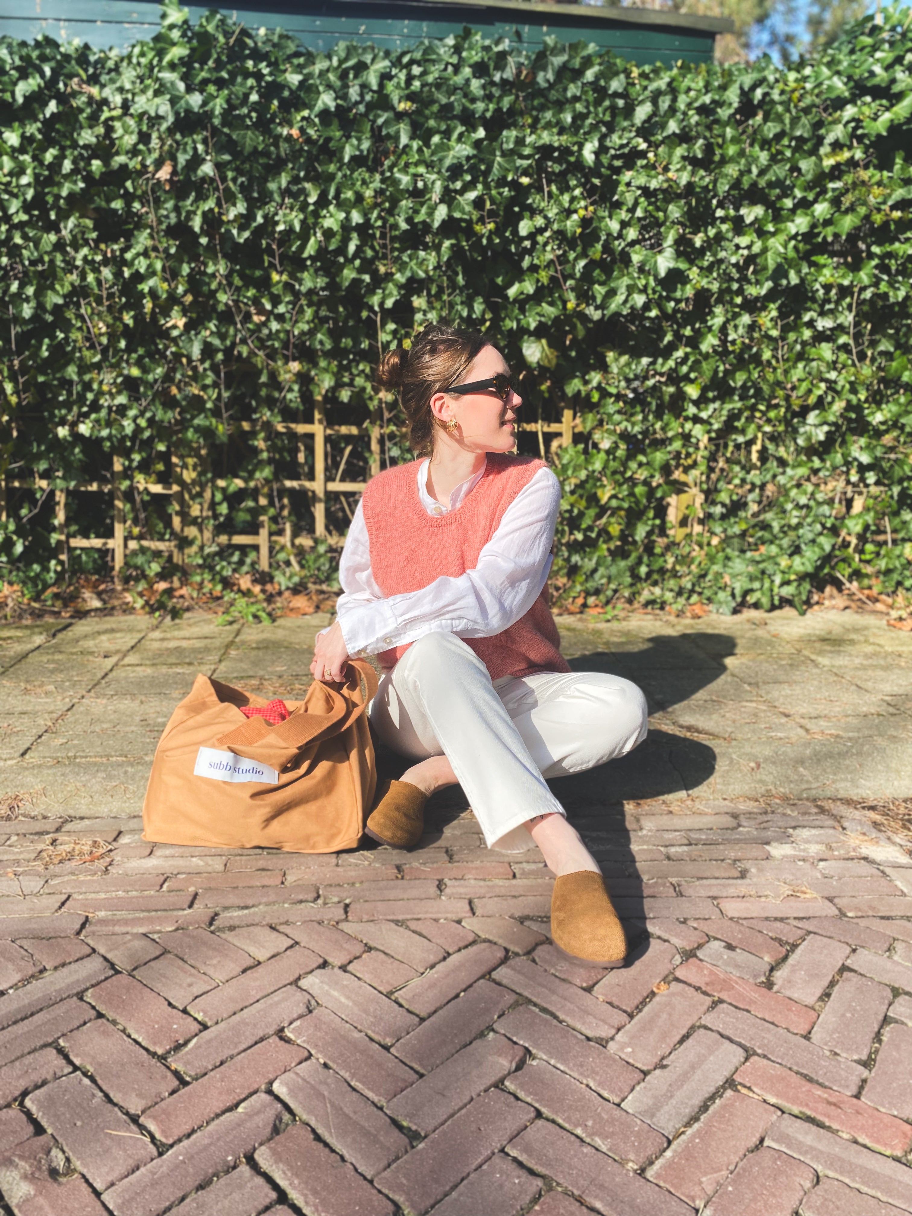 Linnen blouse - maat L/XL