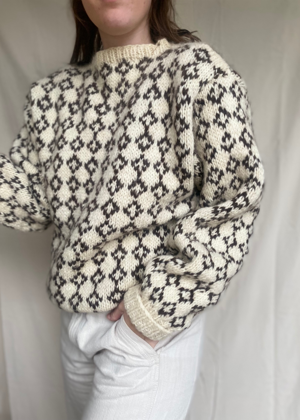 100% wollen trui - maat L