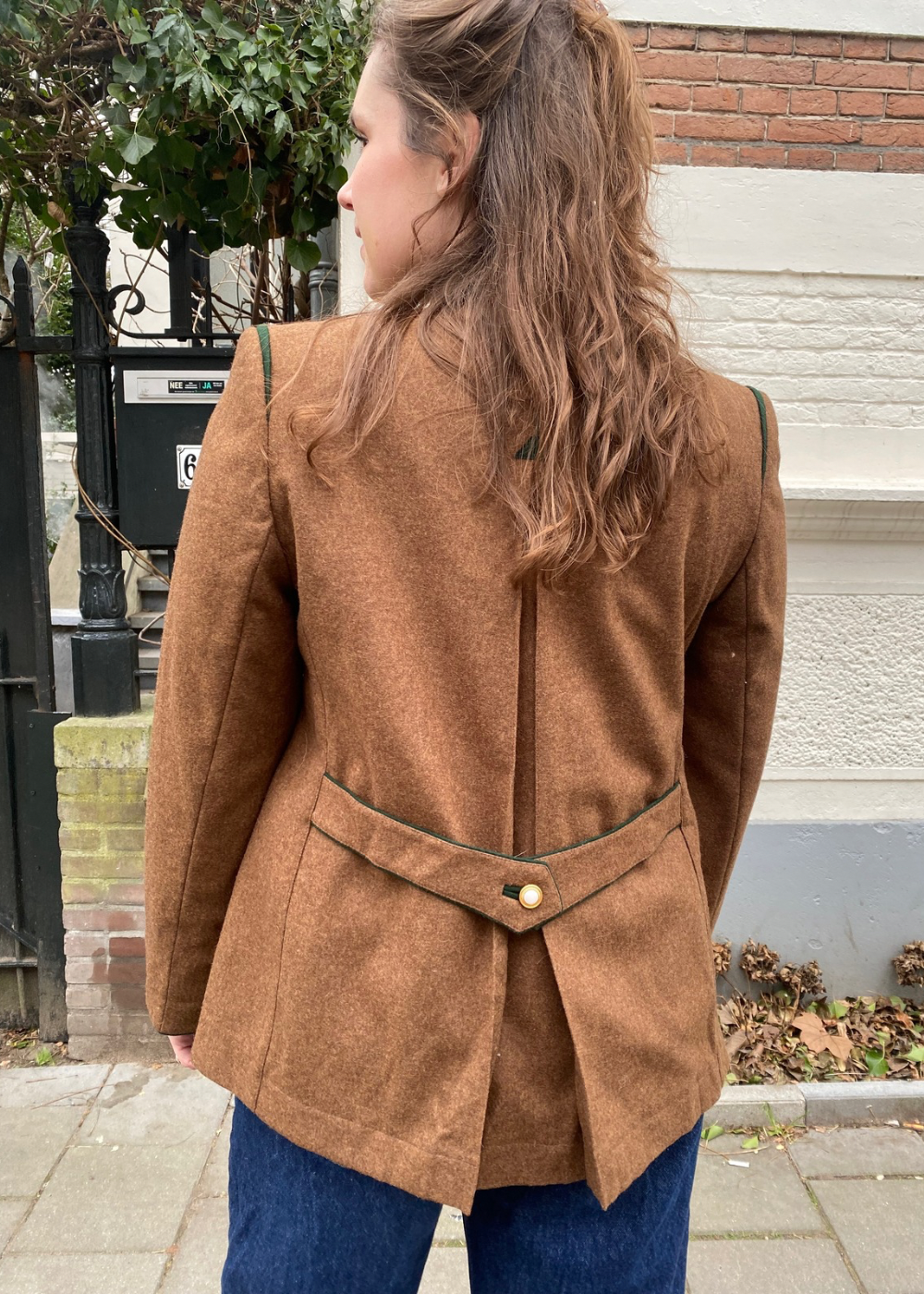 Wollen blazer - maat M/L