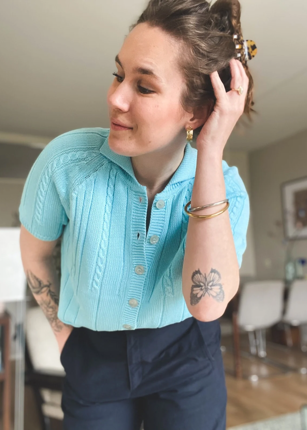 100% katoenen polo top - maat L