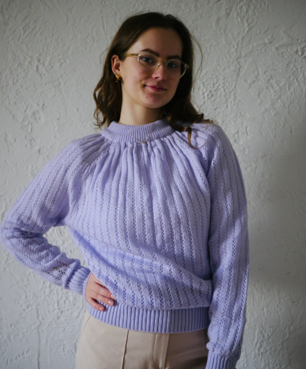 Lilac sweater | s/m | Liv