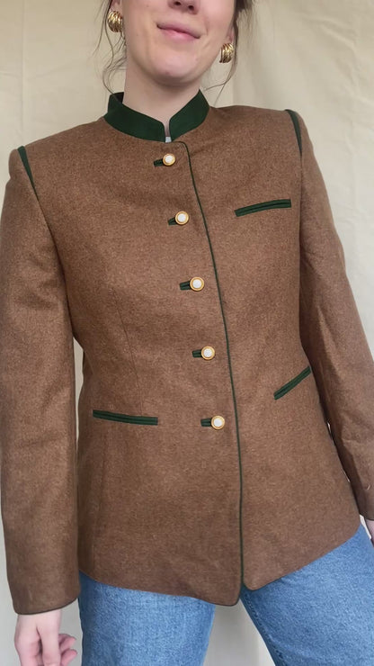 Wollen blazer - maat M/L