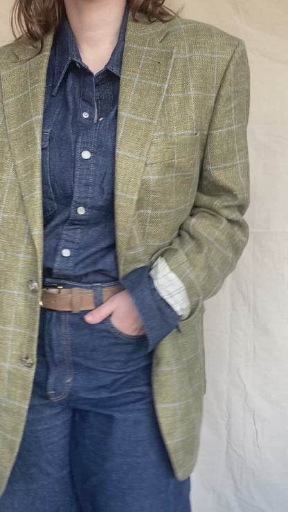 Lichtgroene blazer - maat L/XL