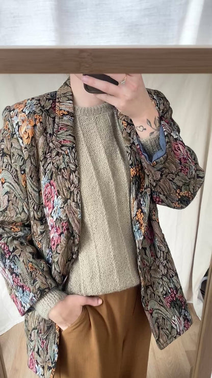 Geweven blazer - maat L/XL