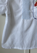 Embroidery katoenen blouse - maat XS/S