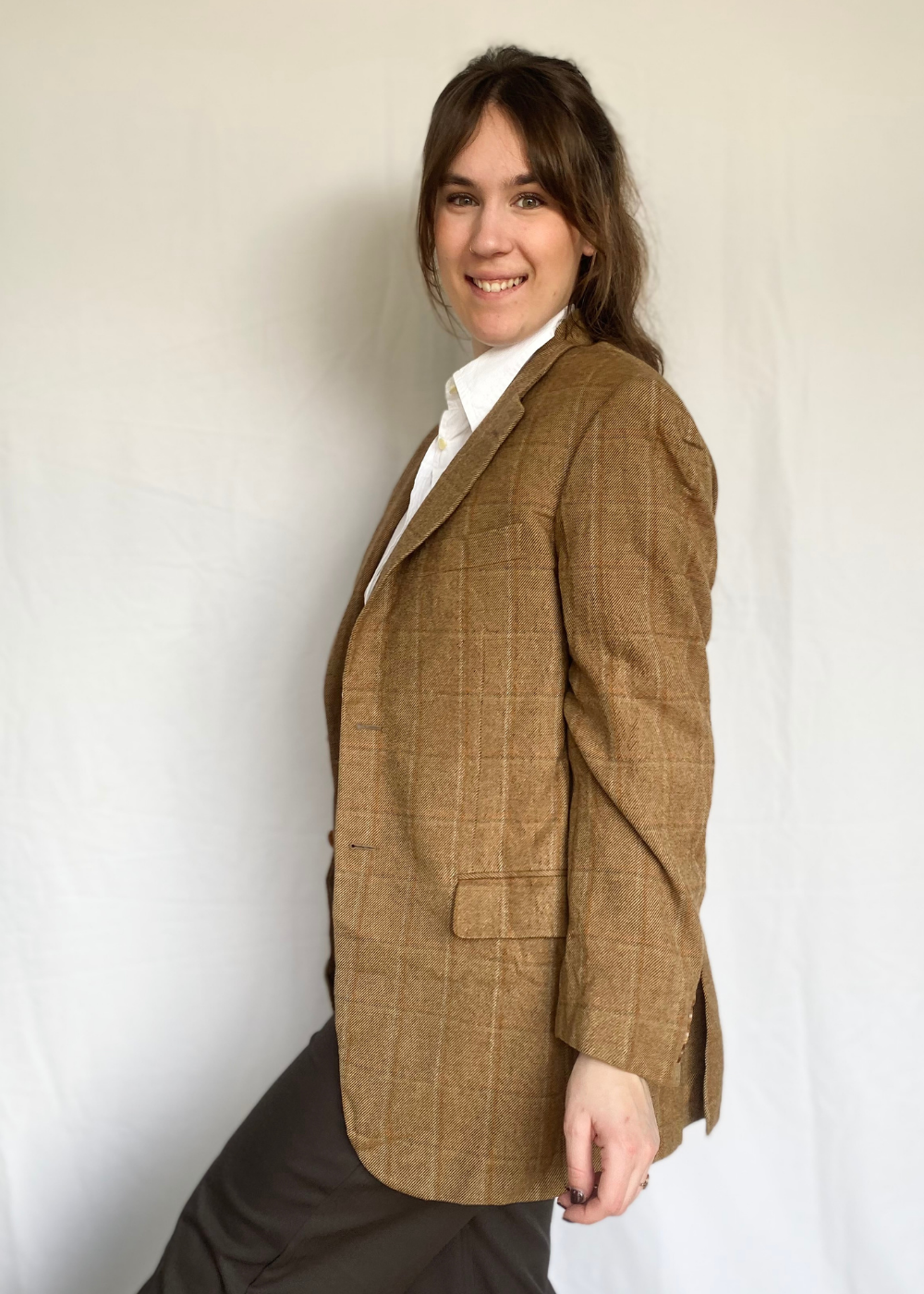 Licht bruine blazer - l/xl