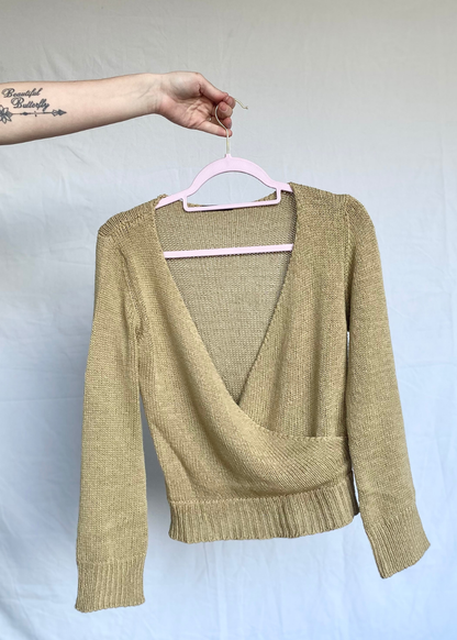 Katoenen overslag top - s/m