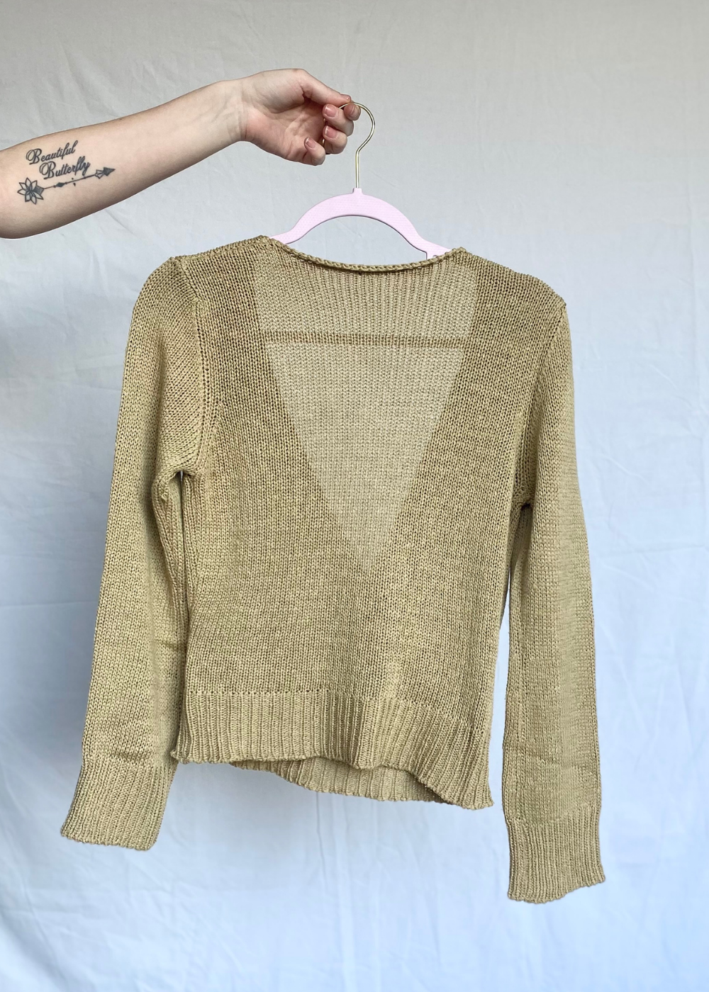 Katoenen overslag top - s/m