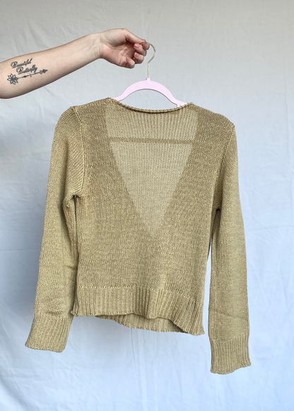Katoenen overslag top - s/m