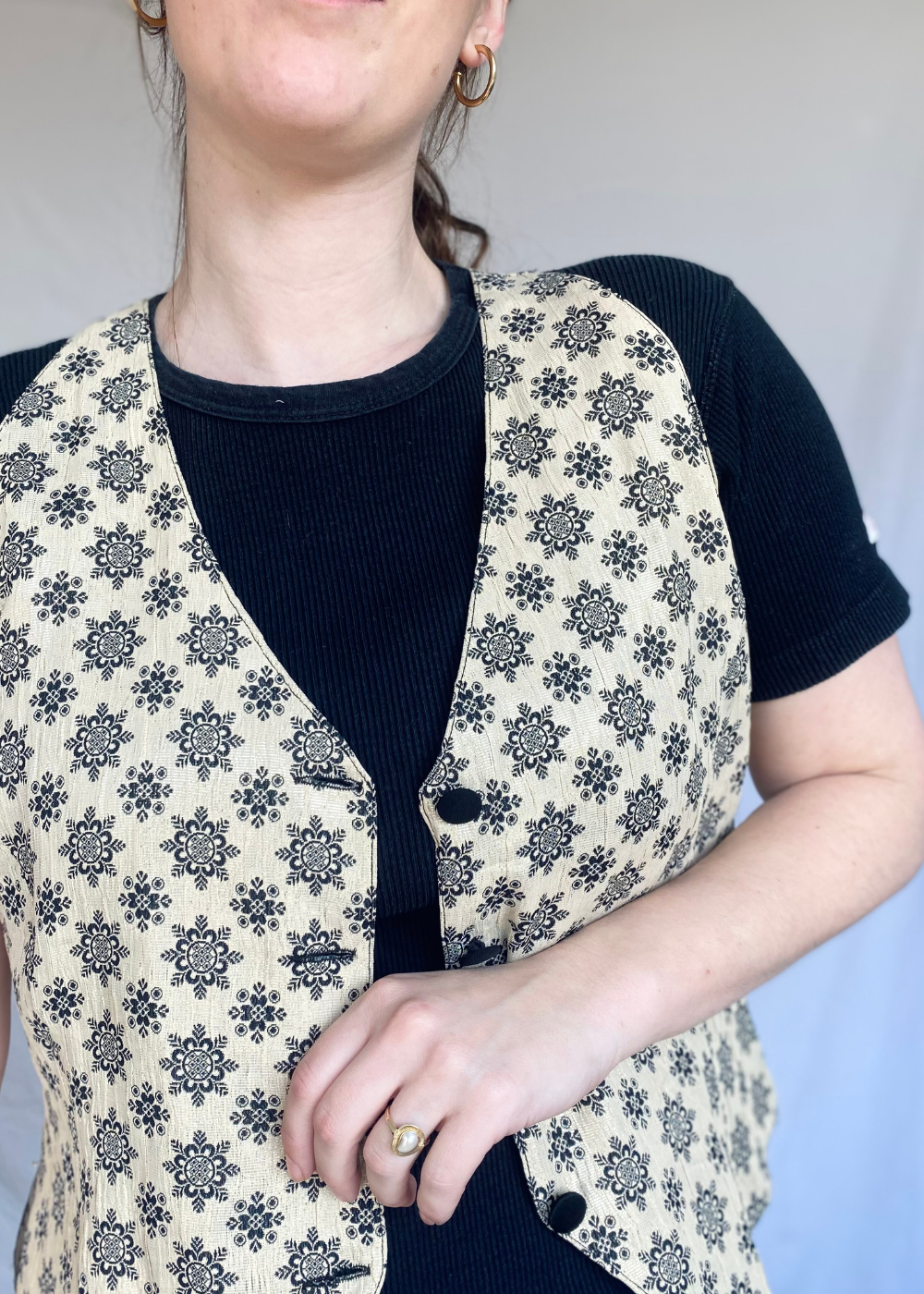 Goud gilet - s/m/l