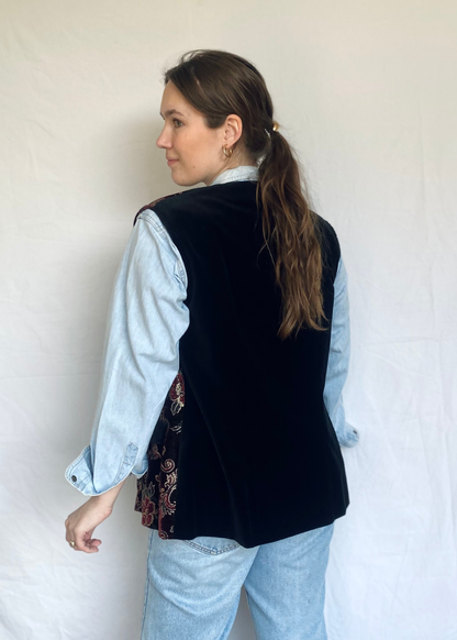 Bordeaux rood gilet - m tot xl