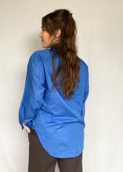 Royal blue blouse - l/xl
