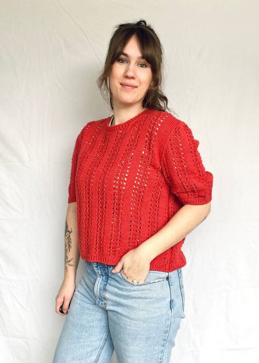 Gehaakte top - m/l
