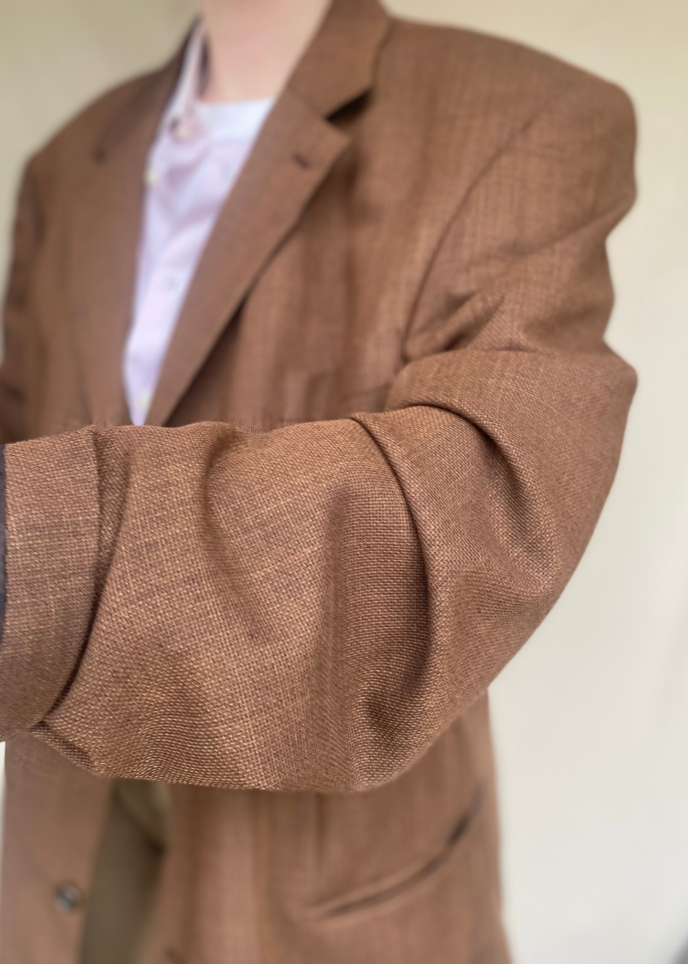 Bruine blazer - maat L/XL