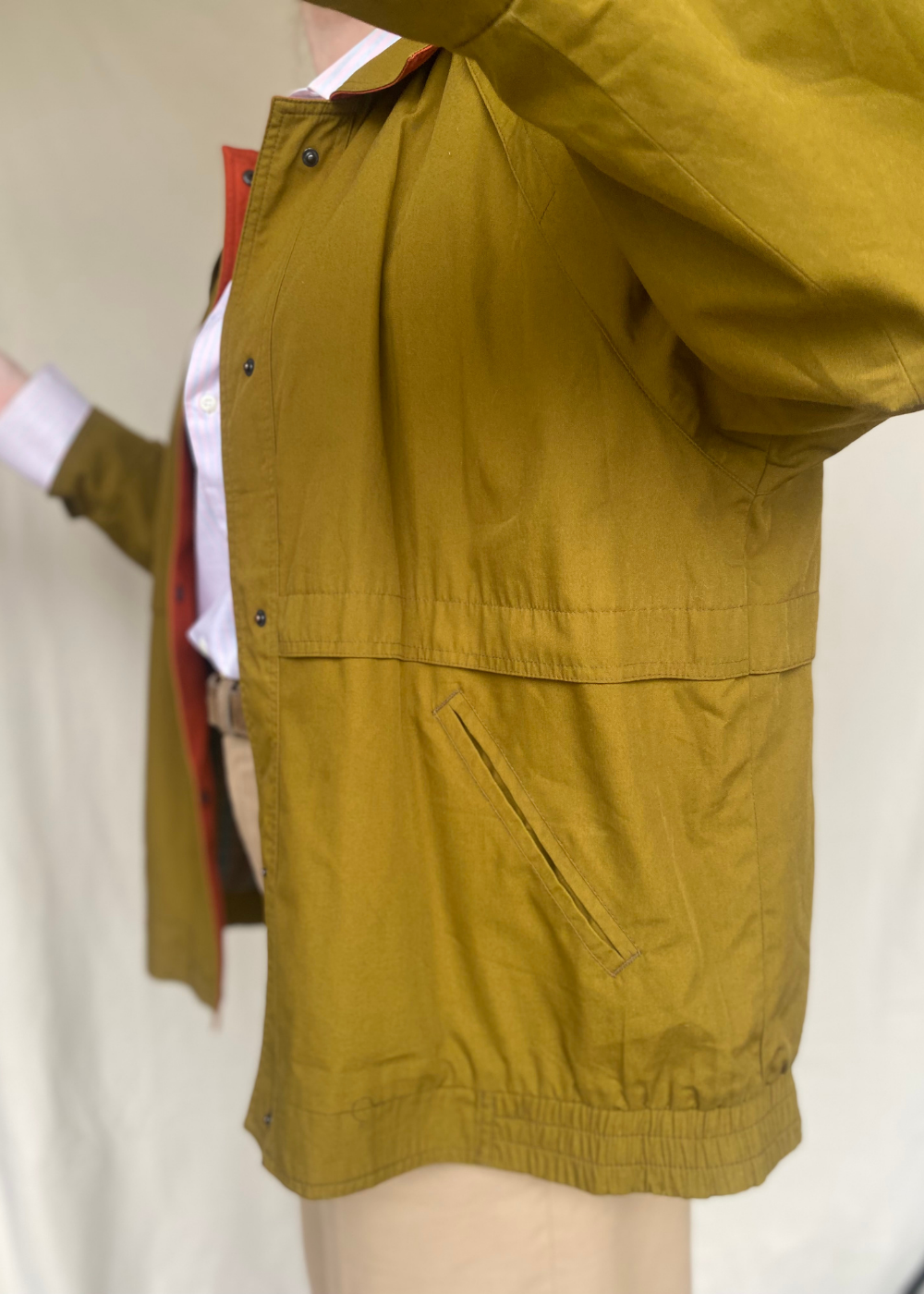 Mosgroene tussenjas - maat L/XL