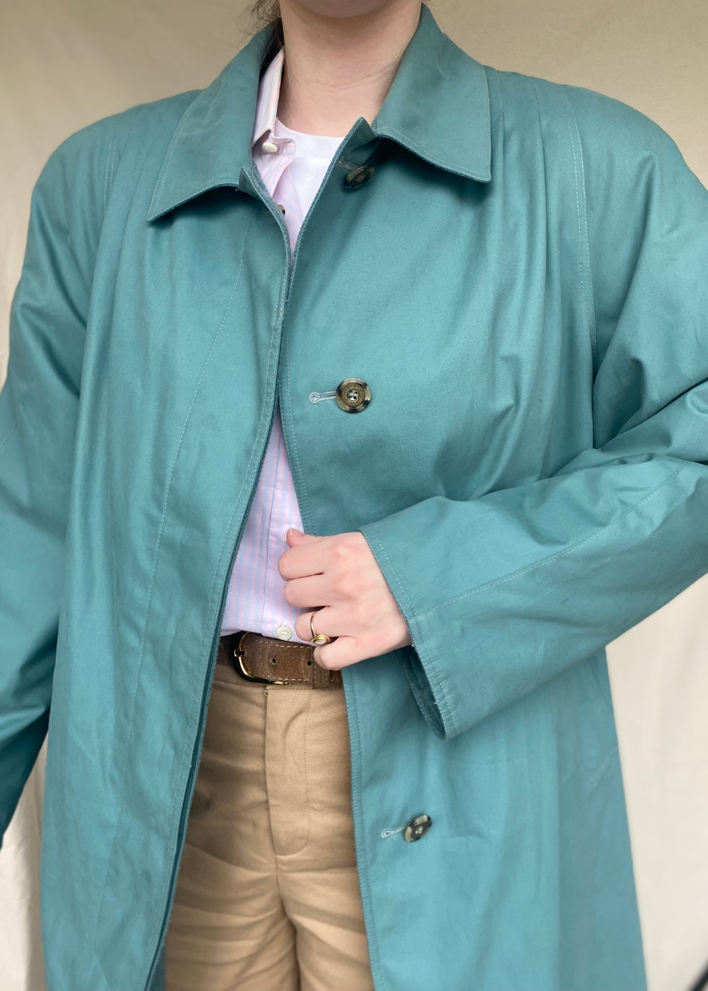 Dubbelzijde trenchcoat - maat M/L