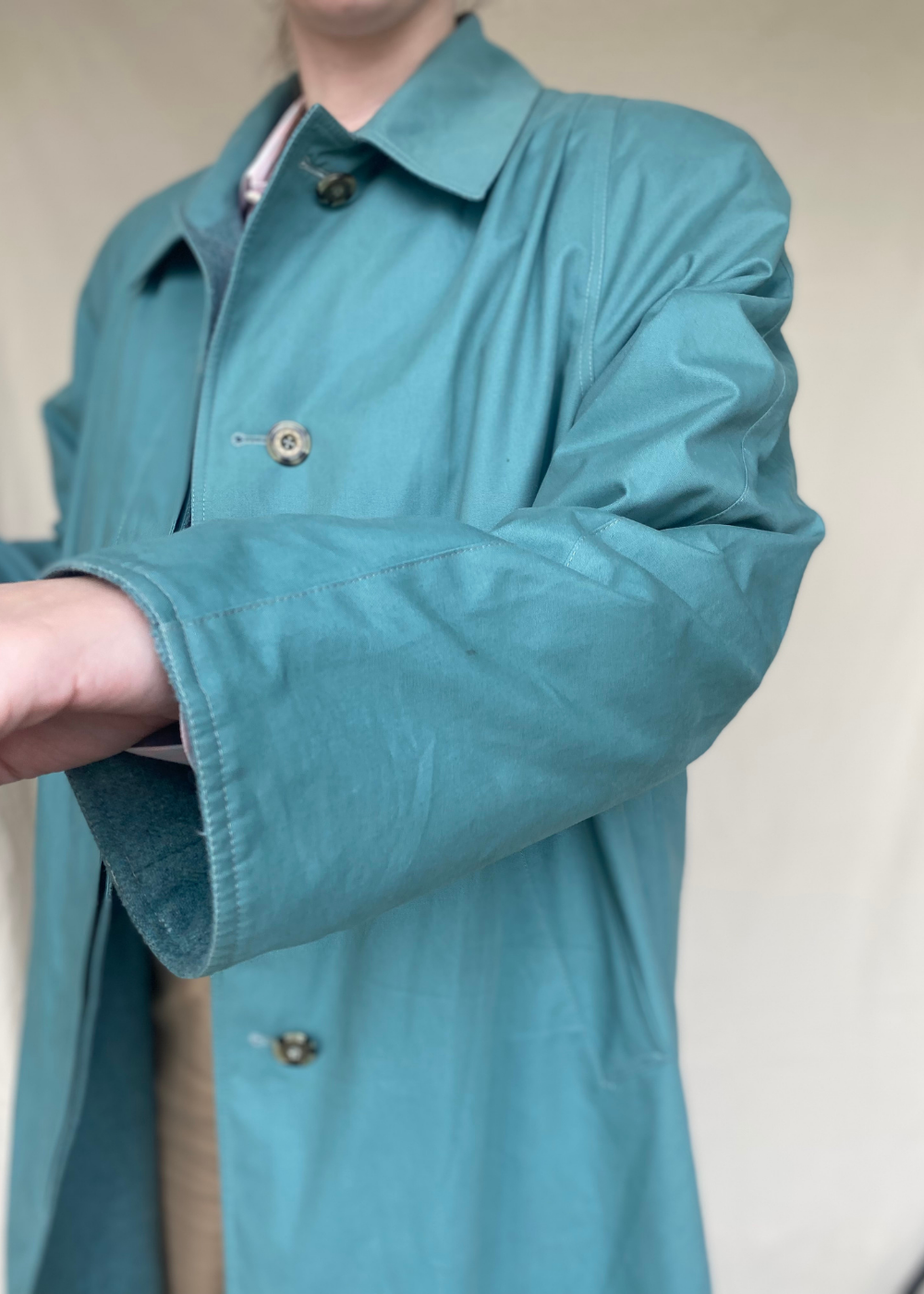 Dubbelzijde trenchcoat - maat M/L