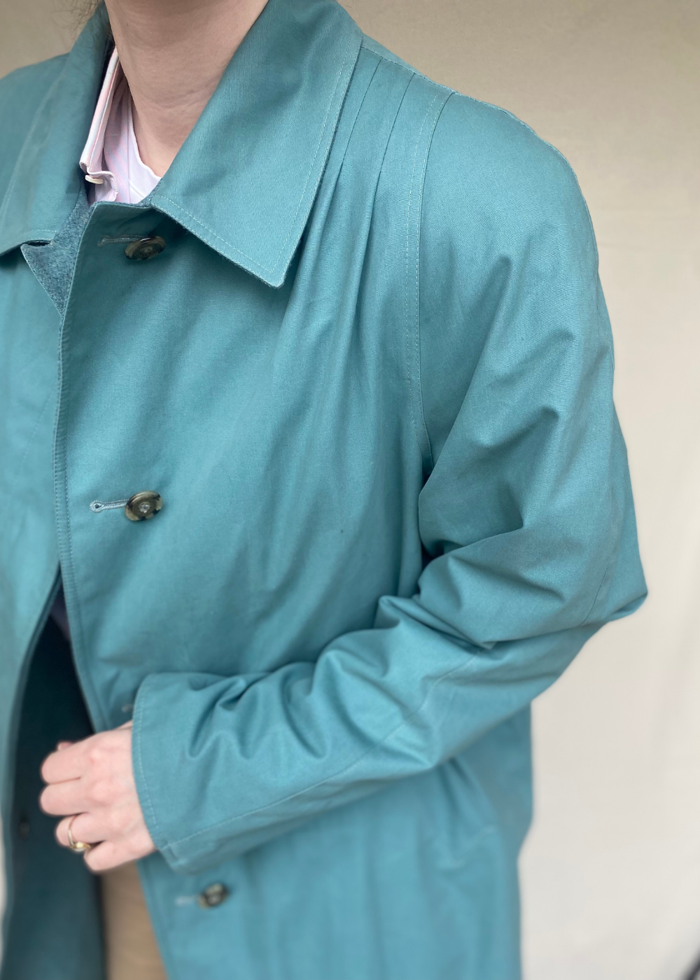 Dubbelzijde trenchcoat - maat M/L
