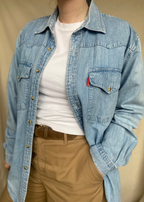 Lichte spijkerblouse - maat L/XL