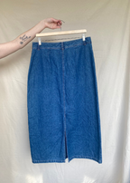 Mid-waisted spijker rok - maat L