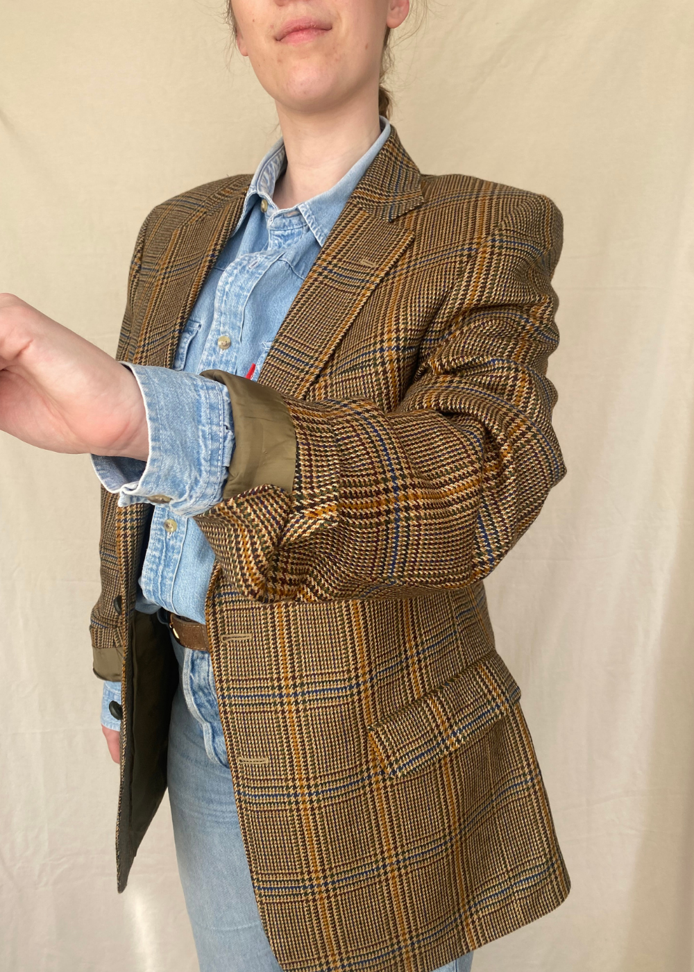 Geruiten blazer - maat L/XL