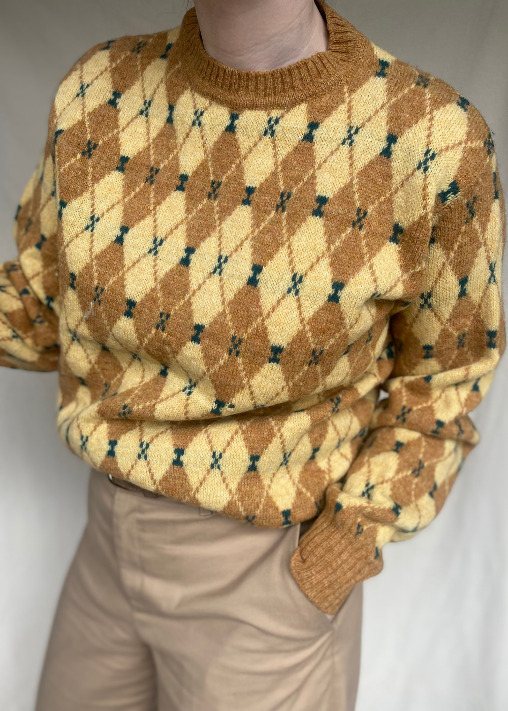 Pure lane wollen trui - maat L