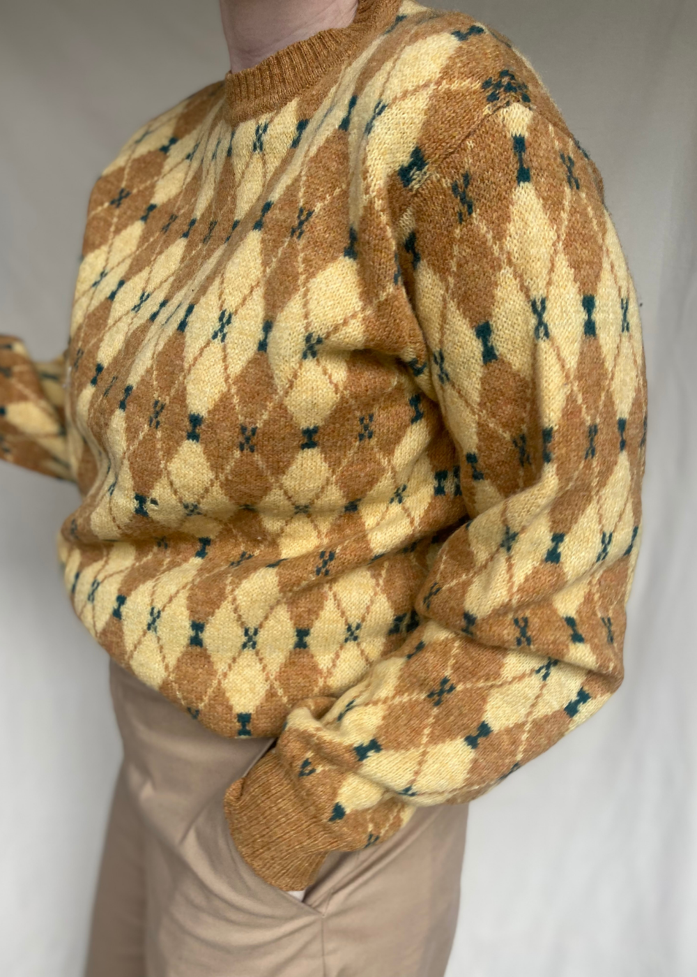 Pure lane wollen trui - maat L